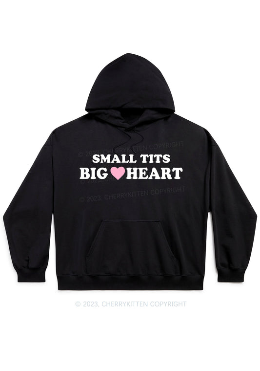 Small But Big Heart Y2K Hoodie Cherrykitten