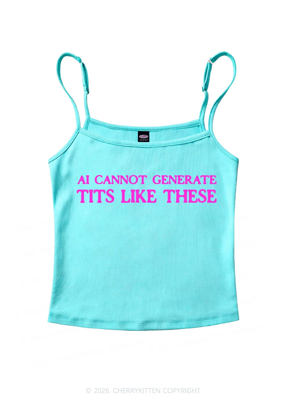 Ai Cannot Generate Txts Y2K Spaghetti Strap Cami Cherrykitten