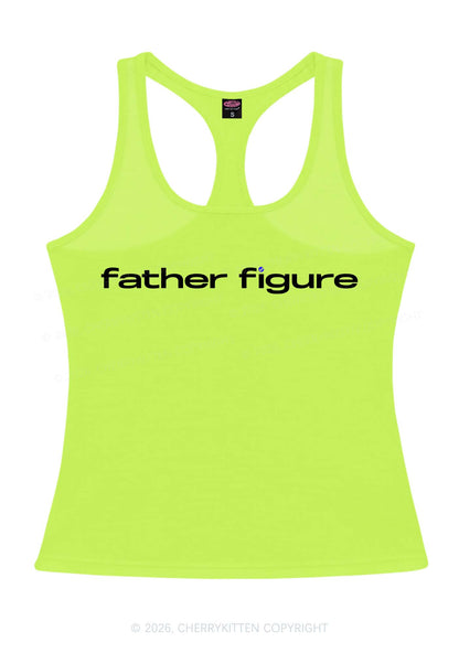 Father Figure Y2K Women Racerback Tank Top Cherrykitten