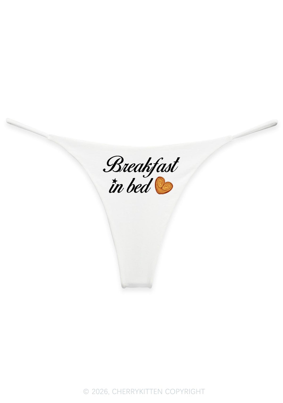 Breakfast In Bed Y2K Bikini String Thong Cherrykitten