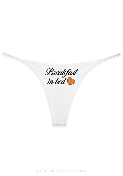 Breakfast In Bed Y2K Bikini String Thong Cherrykitten