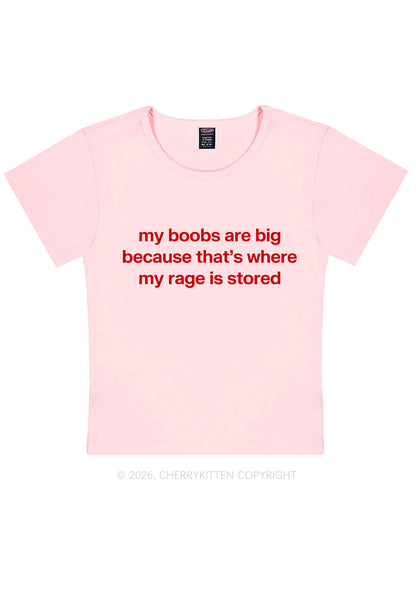 My Bxxbs Stored Rage Y2K Baby Tee Cherrykitten