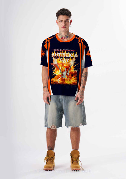 Autistic Gay Skeleton Pride Y2K Sport Jersey Shirts Cherrykitten