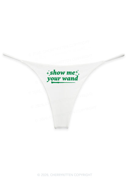 Show Me Your Wand Y2K Bikini String Thong Cherrykitten