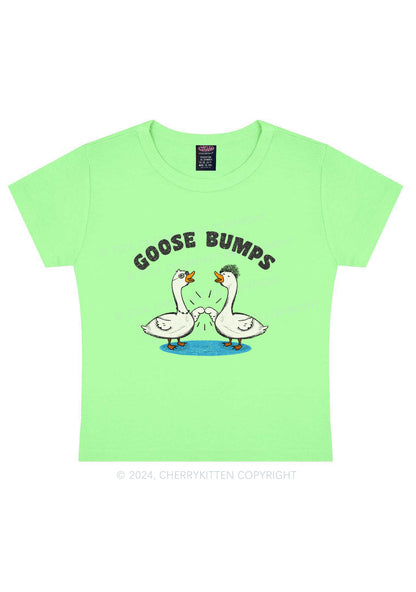 Goose Bumps Y2K Baby Tee Cherrykitten