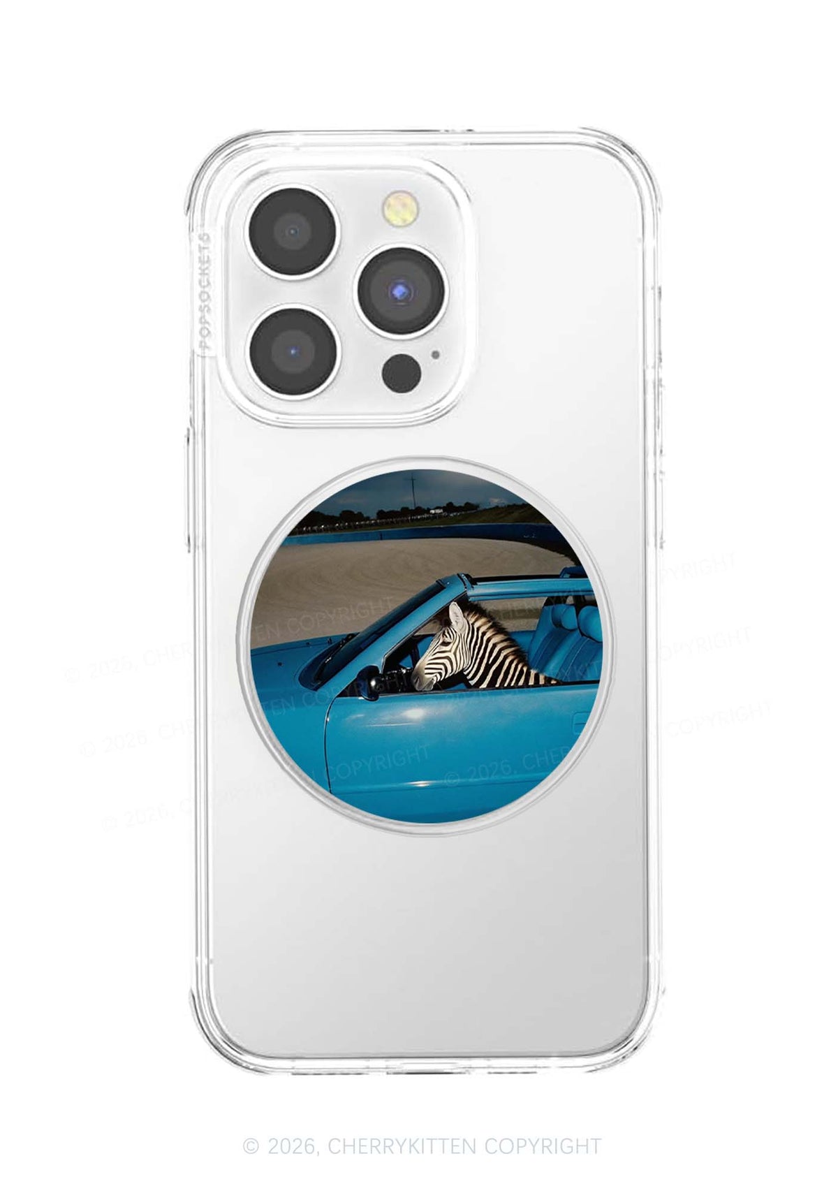 Zebra Driver Y2K Magnetic Phone Grip Holder Cherrykitten