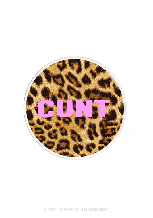 Cxxt Leopard Y2K Magnetic Phone Grip Holder Cherrykitten
