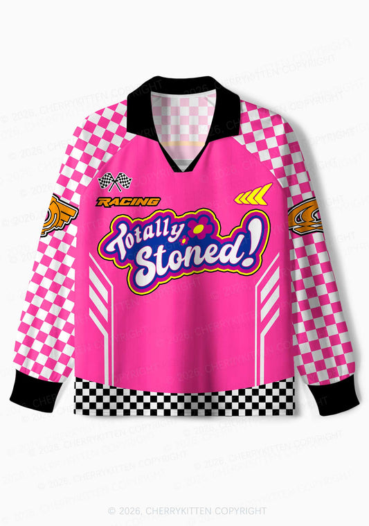 Custom Totally Stoned Y2K Long Sleeve Sport Jersey Shirts Cherrykitten