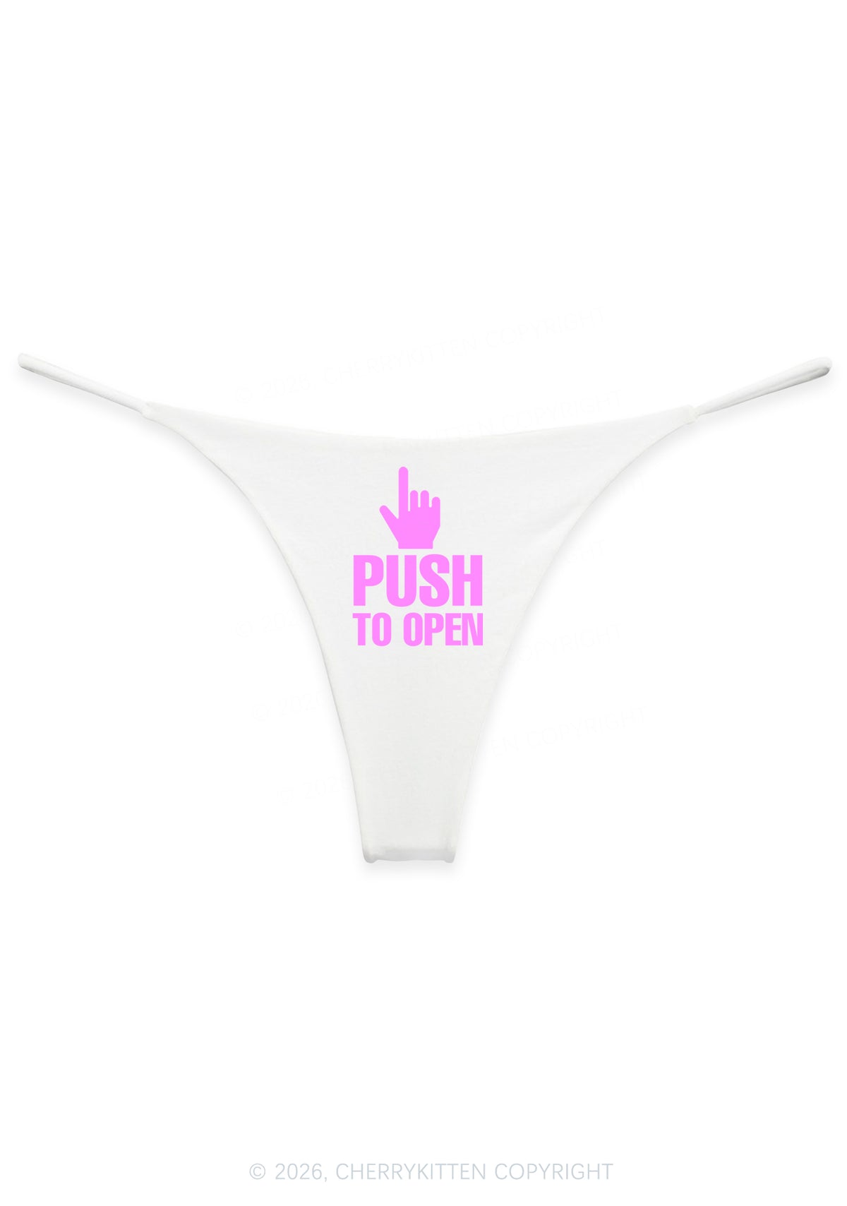 Push To Open Y2K Bikini String Thong Cherrykitten