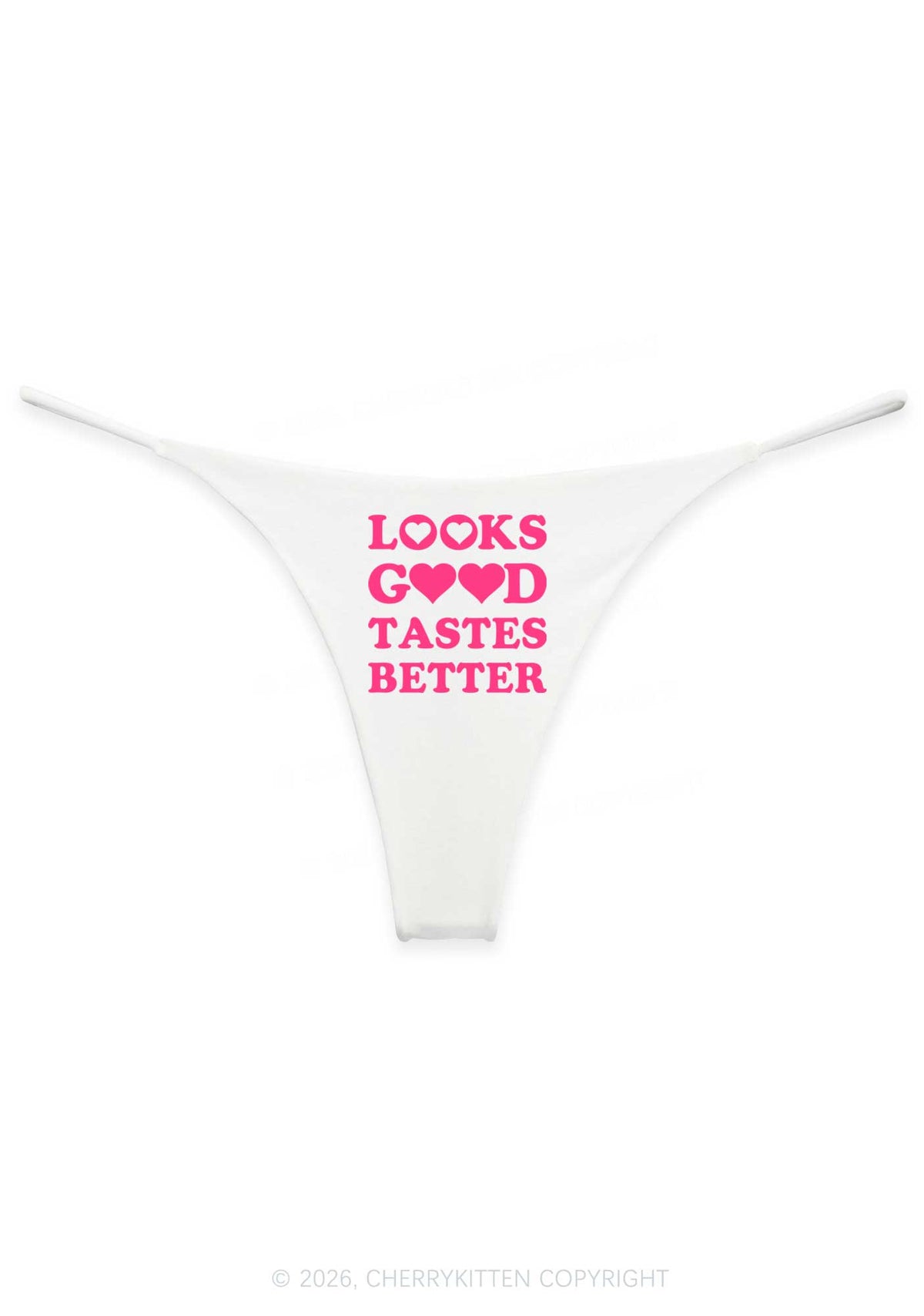 Looks Good Tastes Better Y2K Bikini String Thong Cherrykitten
