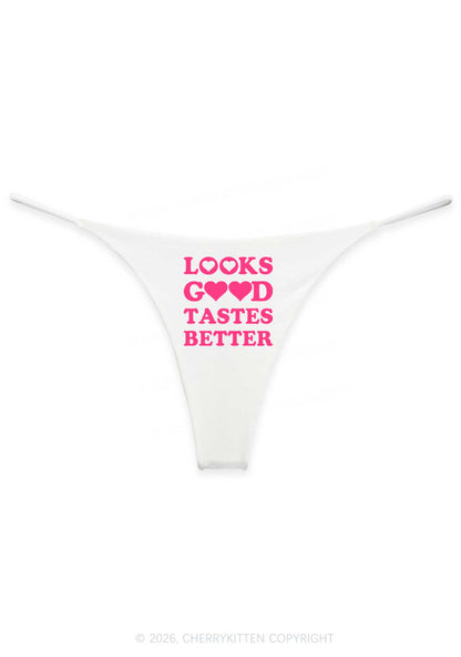 Looks Good Tastes Better Y2K Bikini String Thong Cherrykitten