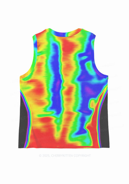 Thermal Vision Y2K Mesh Muscle Tank Cherrykitten