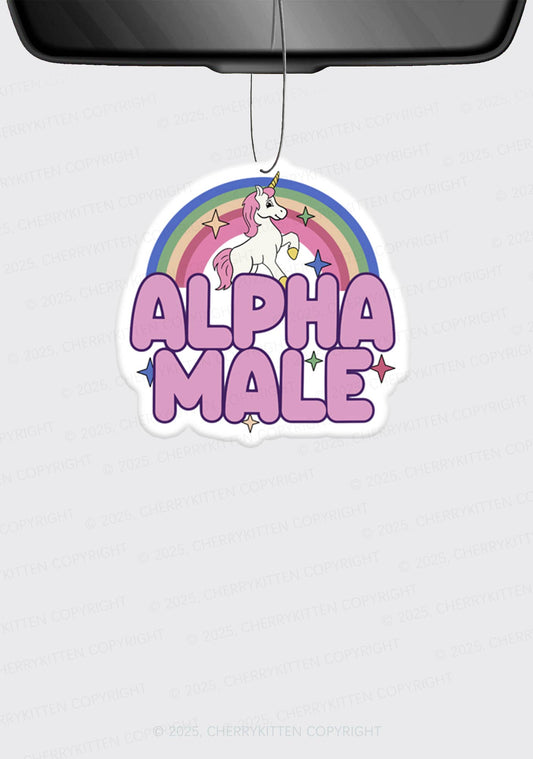 Rainbow Unicorn Alpha Male Pride 1Pc Y2K Car Air Freshener Cherrykitten