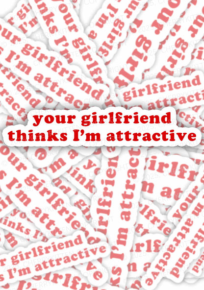 Im Attractive Pride 1Pc Y2K Sticker Cherrykitten