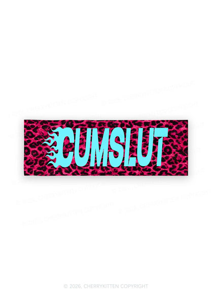 Cxmslxt Hot Pink Leopard Y2K Print Headband Cherrykitten