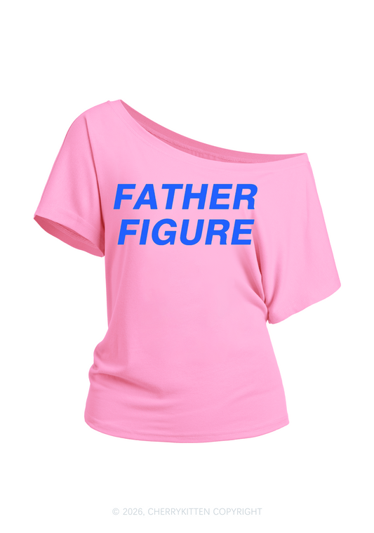 Father Figure Y2K Off Shoulder Tee Cherrykitten