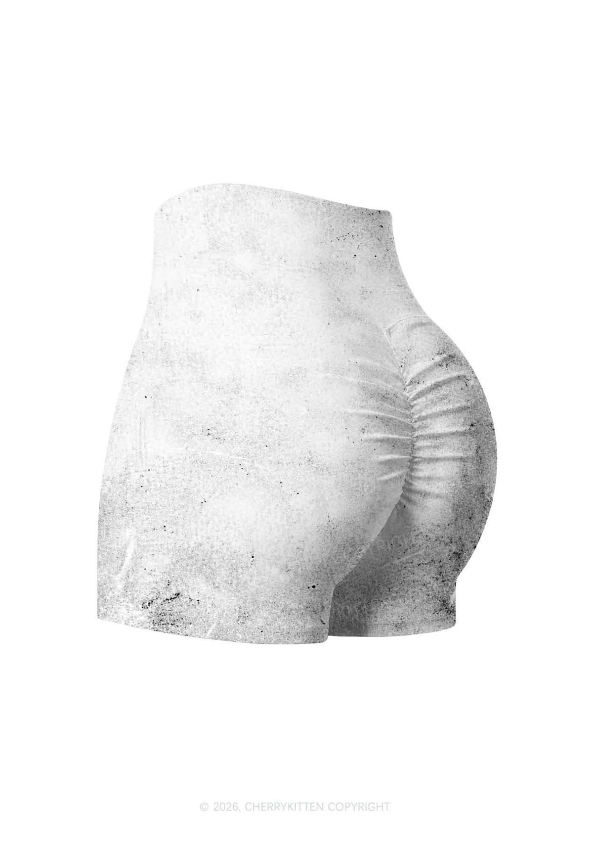 Halloween Vampire Lips Y2K Print Gym Shorts Cherrykitten
