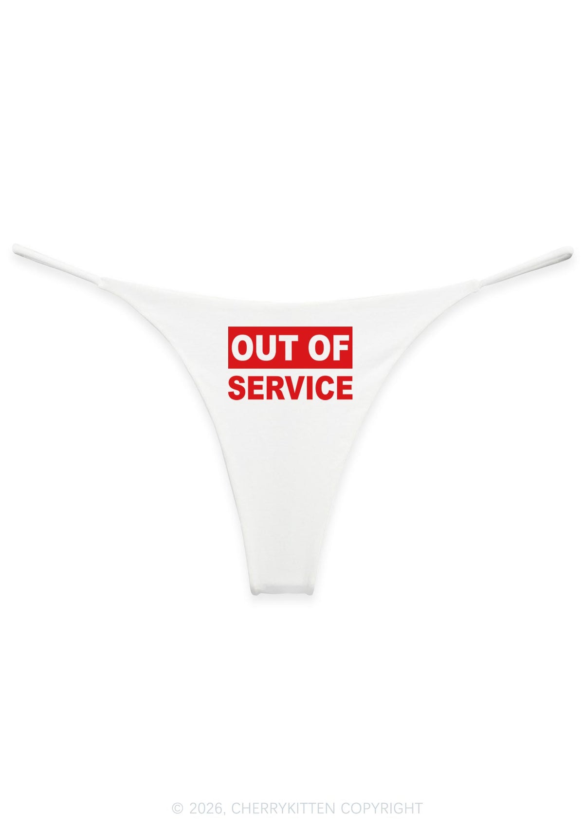 Out Of Service Y2K Bikini String Thong Cherrykitten