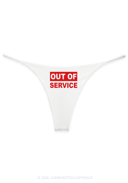 Out Of Service Y2K Bikini String Thong Cherrykitten