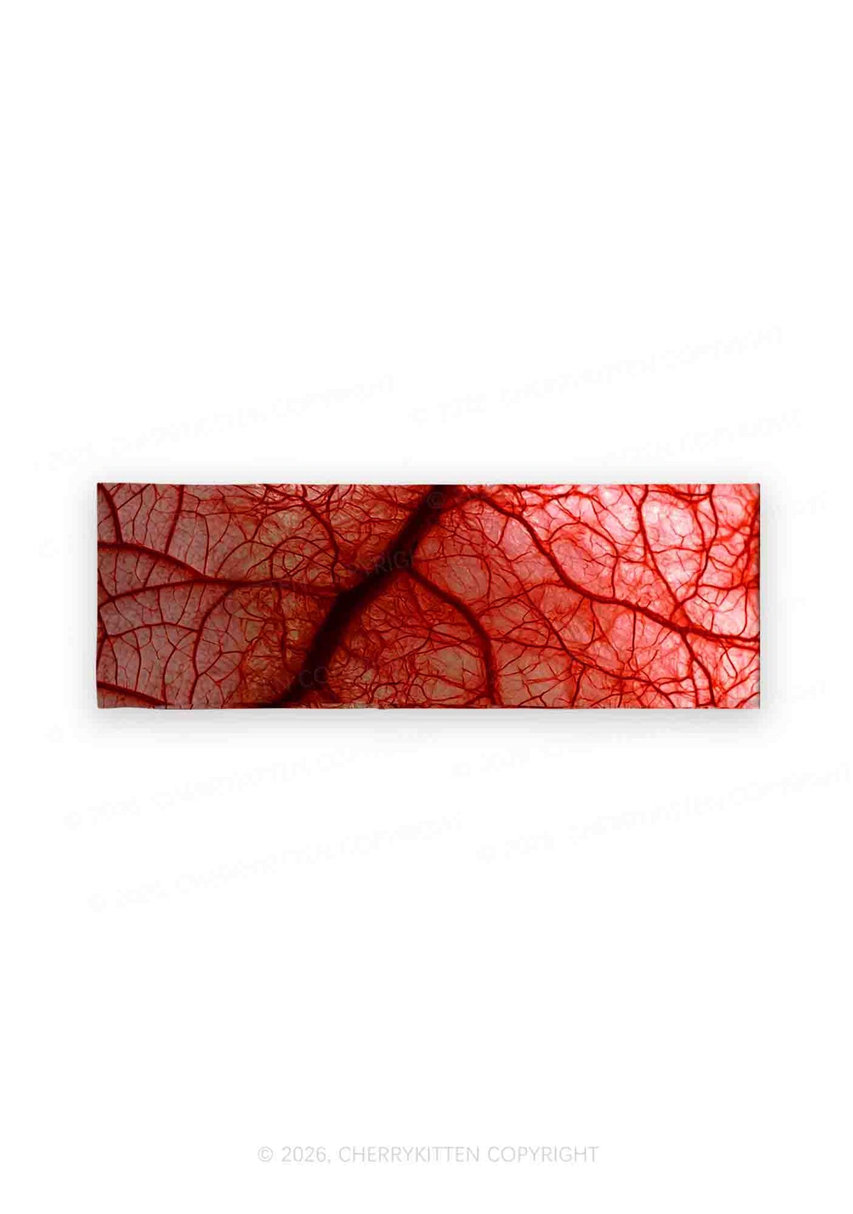 Halloween Red Blood Vessel Y2K Print Headband Cherrykitten