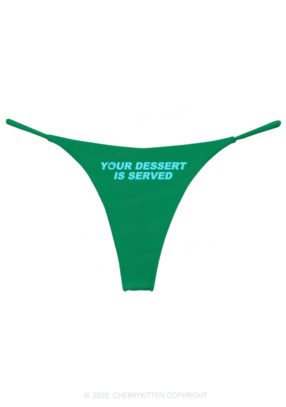 Your Dessert Is Served Y2K Bikini String Thong Cherrykitten