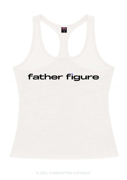 Father Figure Y2K Women Racerback Tank Top Cherrykitten
