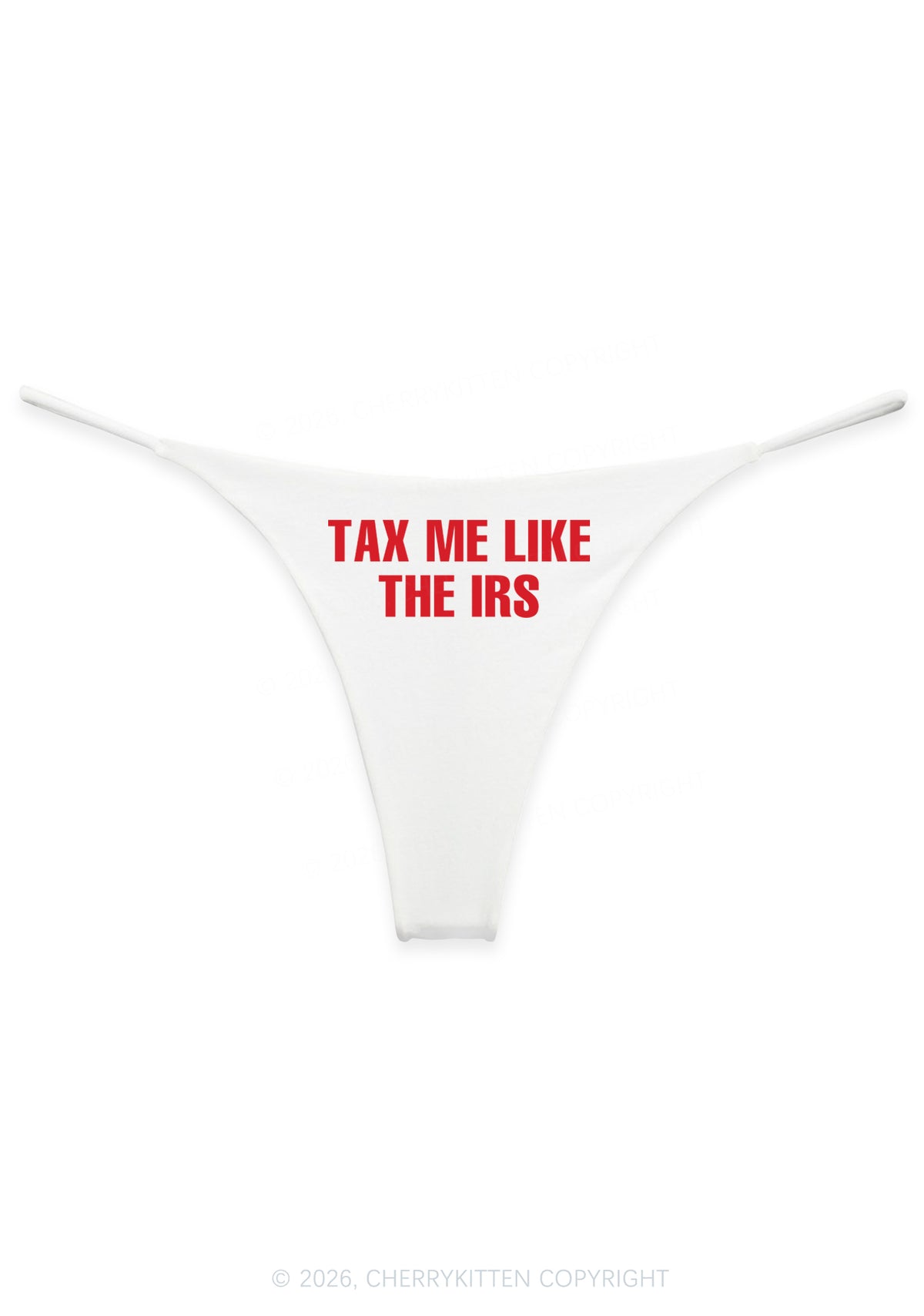 Tax Me Y2K Bikini String Thong Cherrykitten