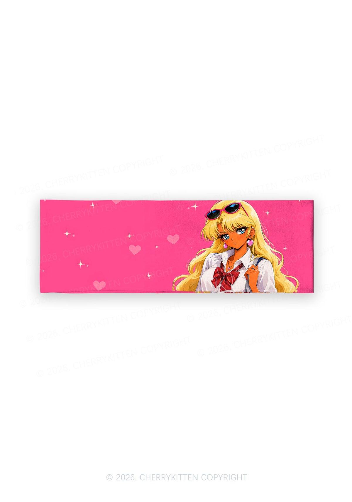 Anime Girl Y2K Print Headband Cherrykitten