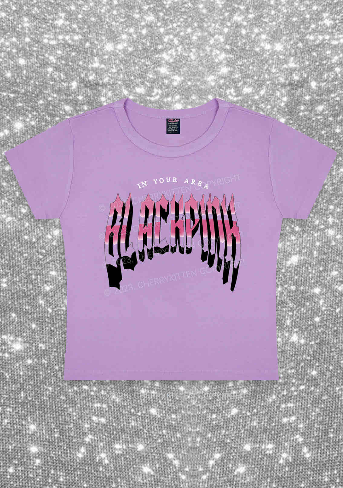 BP Area Kpop Y2K Baby Tee Cherrykitten