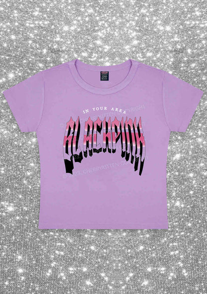BP Area Kpop Y2K Baby Tee Cherrykitten