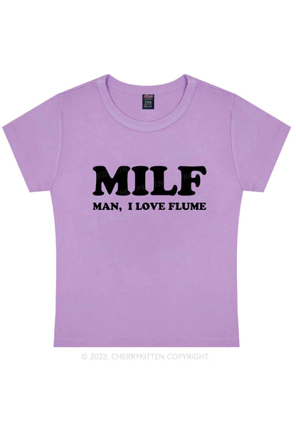 Curvy Man I Love Flume Y2K Baby Tee Cherrykitten