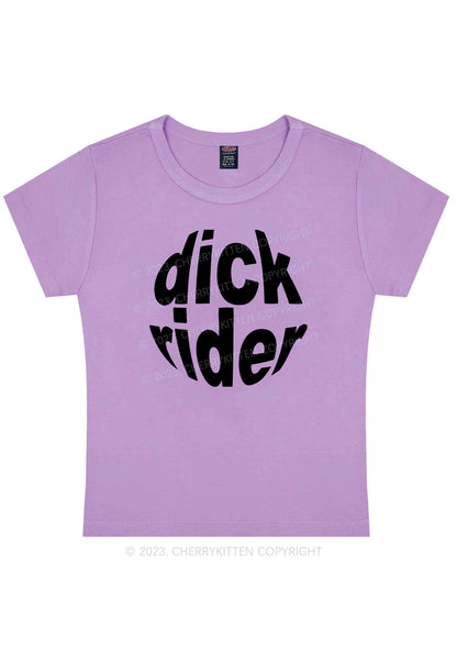 Big Dxxk Rider Y2K Baby Tee Cherrykitten