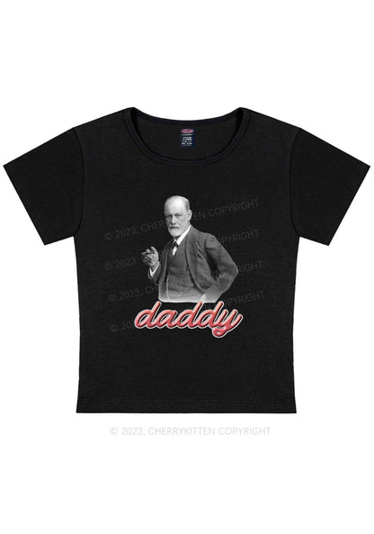 Psyhology Daddy Y2K Baby Tee Cherrykitten