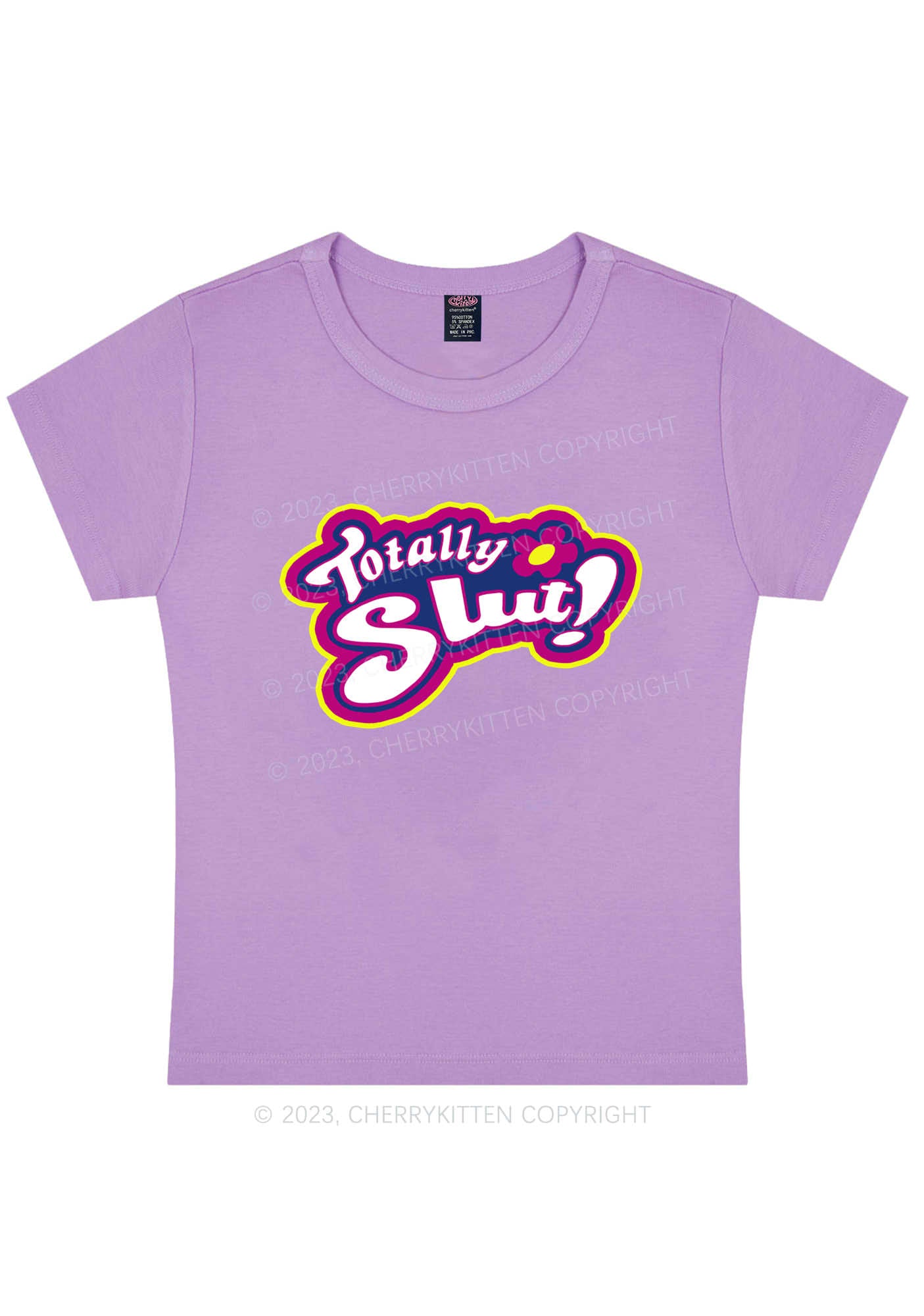 Totally Slxt Y2K Baby Tee Cherrykitten