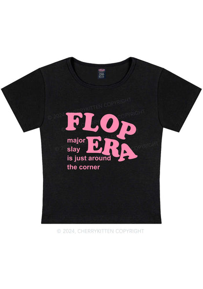 Curvy Flop Era Y2K Baby Tee Cherrykitten