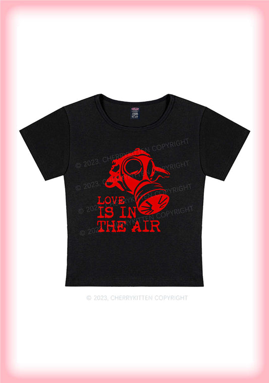 Valentine's Day Love Is In The Air Y2K Baby Tee Cherrykitten