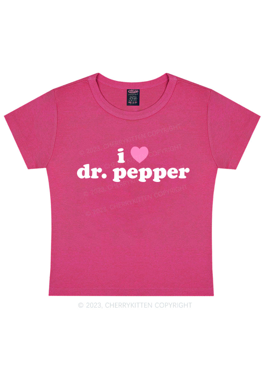 I Love Dr Pepper Y2K Baby Tee Cherrykitten