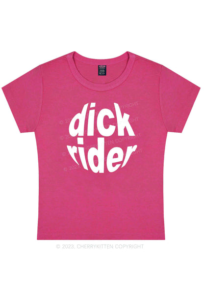 Curvy Big Dxxk Rider Y2K Baby Tee Cherrykitten