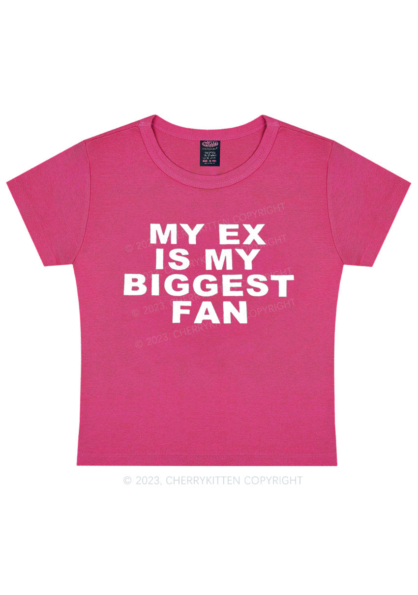 My Ex Is My Biggest Fan Y2K Baby Tee Cherrykitten