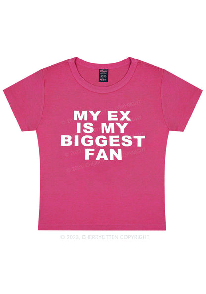 My Ex Is My Biggest Fan Y2K Baby Tee Cherrykitten