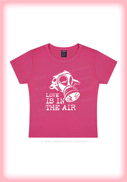 Valentine's Day Love Is In The Air Y2K Baby Tee Cherrykitten