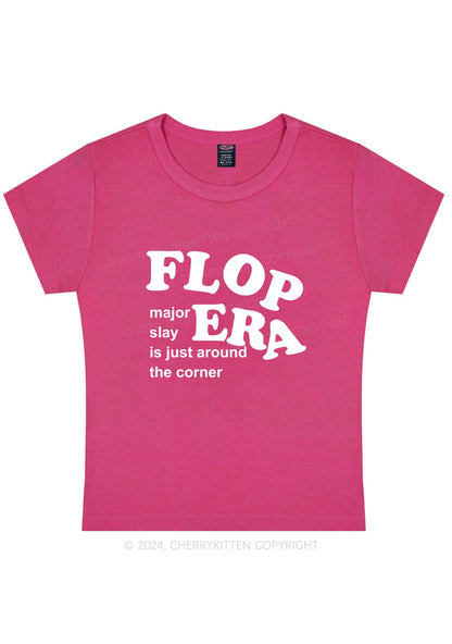 Curvy Flop Era Y2K Baby Tee Cherrykitten