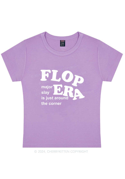 Curvy Flop Era Y2K Baby Tee Cherrykitten