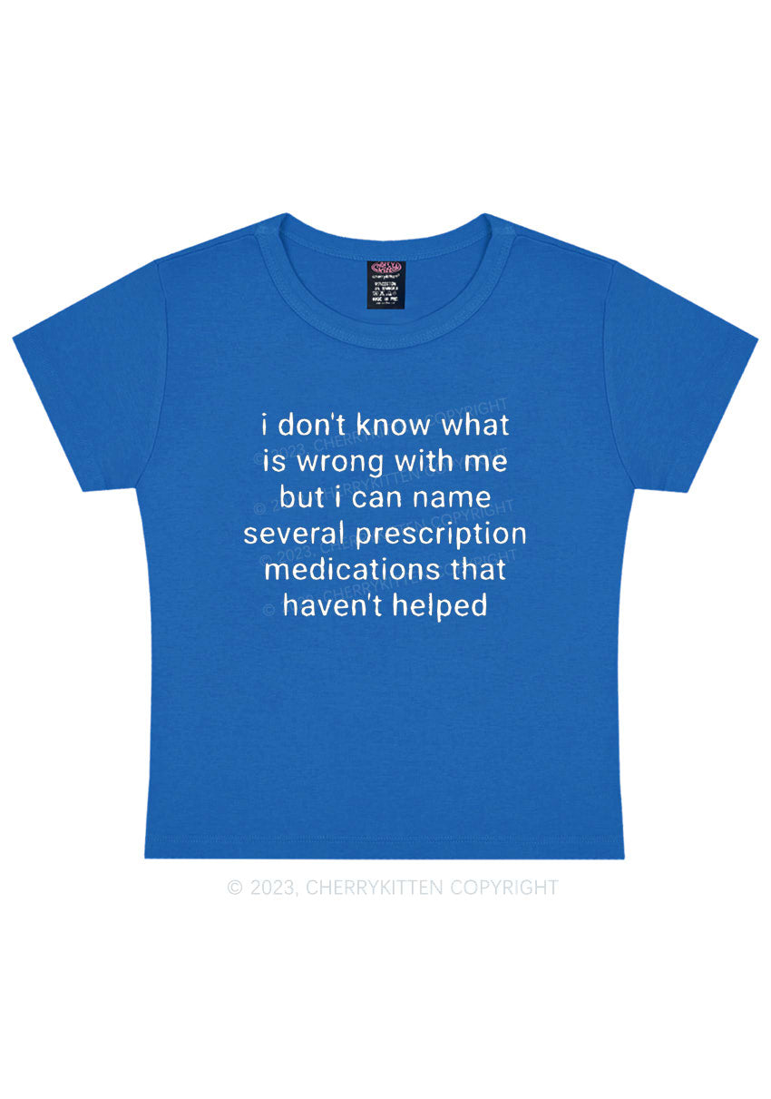 Can Name Several Prescription Medications Y2K Baby Tee Cherrykitten