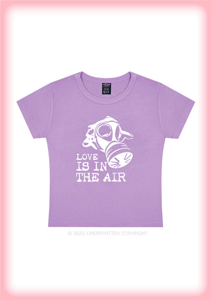 Valentine's Day Love Is In The Air Y2K Baby Tee Cherrykitten