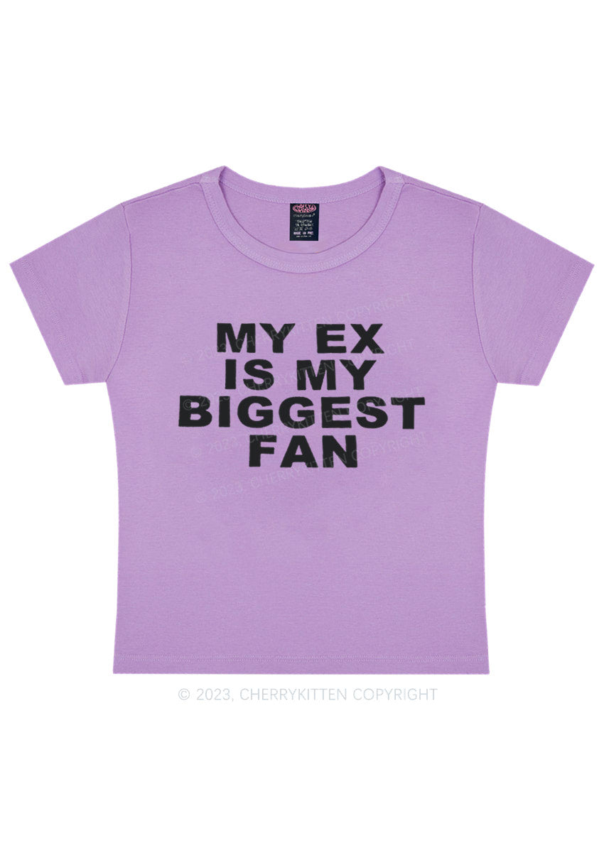 My Ex Is My Biggest Fan Y2K Baby Tee Cherrykitten