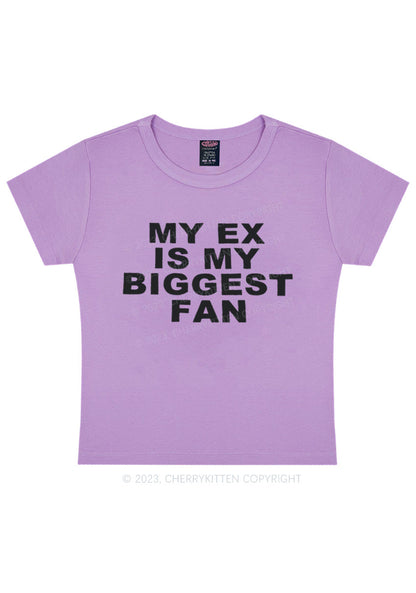 My Ex Is My Biggest Fan Y2K Baby Tee Cherrykitten