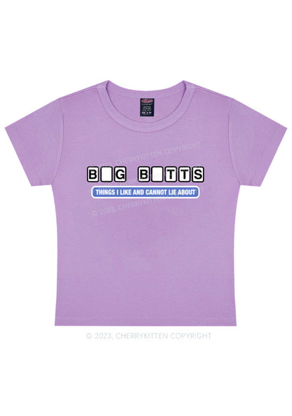 Curvy I Cannot Lie About Y2K Baby Tee Cherrykitten
