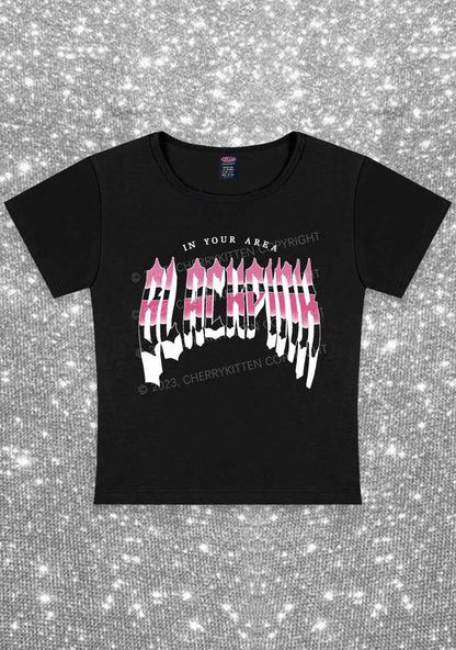 BP Area Kpop Y2K Baby Tee Cherrykitten