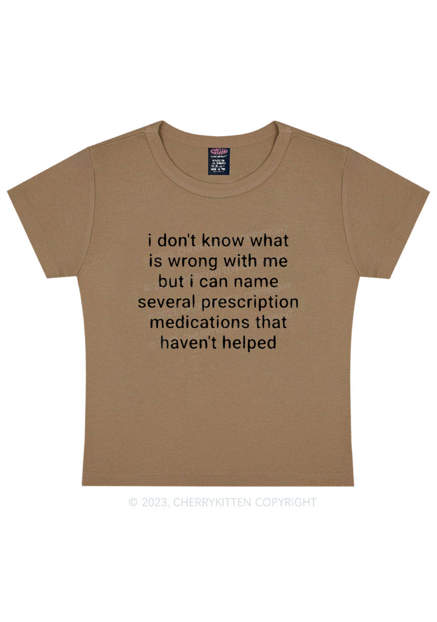 Can Name Several Prescription Medications Y2K Baby Tee Cherrykitten